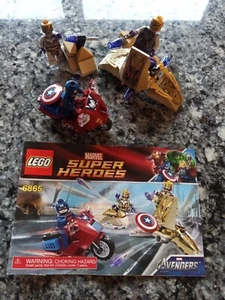 LEGO Marvel Superheroes Captain America's Avenging Cycle Set # 6865 vollständig! - Bild 1 von 3