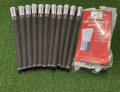 11 x Lamkin Crossline 360 Genesis Cord Golf Grip + Brampton DIY Grip Kit - Image 1 of 4