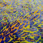 Tissu fausse fourrure léopard guépard néon RAISIN SHERBERT 62" CITRON VERT ORANGE NOIR