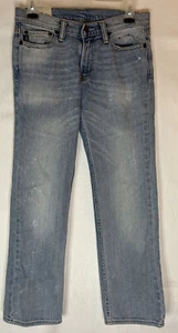 Abercrombie Kids Girls Light Wash Slim Straight Leg Jeans Size 12 - Picture 1 of 2