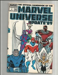 Official handbook of the Marvel Universe 89 1 and 2 EARLY APOCALPYSE!!! CHEAP! - Picture 1 of 4