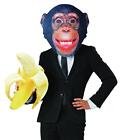 Chimp Mask Monkey Adult Animal Realistic Funny Halloween Costume Party SEW70149