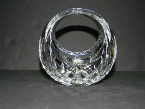 Waterford Crystal "Lismore" Basket 4.75" h x4.5" w Signed. - Picture 1 of 12