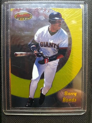 1998 BOWMAN'S BEST #3 BARRY BONDS SAN FRANCISCO GIANTS EXCELLENT - Image 1 of 2