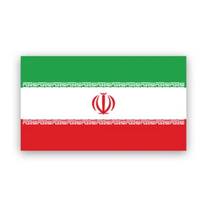 Iranian Flag Sticker Decal - Weatherproof - iran irn ir - Picture 1 of 4