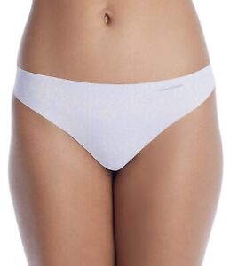 Calvin Klein Invisibles seamless Thong size XS light purple and cream color