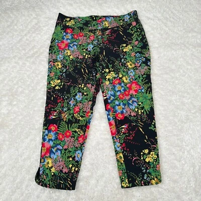 Soft Surroundings PXL Petites Pull On Floral Pants Bloom Boho Hippie Peasant - Image 1 of 4