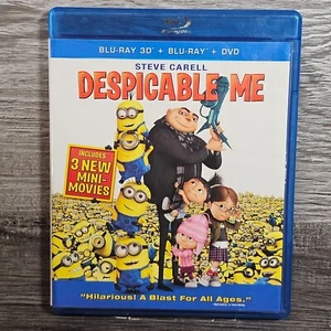 Despicable Me 3D Blu-ray + Blu-ray + DVD + Digital Copy 2010 Region Free - Picture 1 of 6