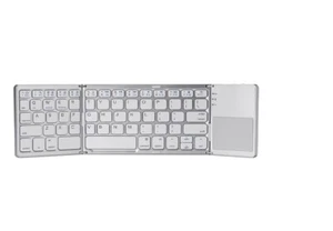 New Wireless Bluetooth Keyboard Mini Universal Touchpad Tablet Mobile Computer - Picture 1 of 14