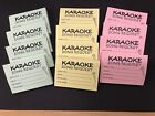 Karaoke Song Request Slips  - Disco / DJ - 1200 Sheets (12 Pads of 100)