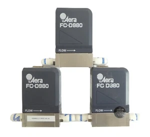 Aera FC-D980 Mass Flow Controller MFC Reseller Lot of 3 Refurbished - Picture 1 of 23