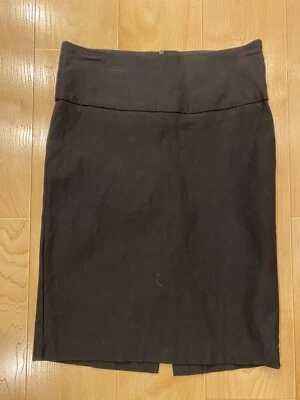Wet Seal Black Pencil Skirt Slit Back Juniors Size Small - Image 1 of 4