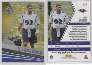 2017 Panini Phoenix Rookies Yellow /75 Chris Wormley #177 Rookie RC