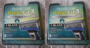 Żyletki kompatybilne z TechEdge RightFit 3 mach3 fastp&p wyprodukowane w USA RightFit3 - Zdjęcie 1 z 4