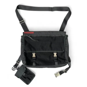 PRADA SPORT 2000s Nylon Shoulder Bag Black Vintage Archive Y2K 99s 00s Purse - Picture 1 of 10