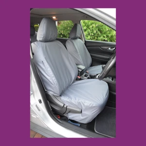 Tailored Waterproof Grey Front Pair Seat Covers for Nissan X-Trail 2014-2022 - Picture 1 of 2