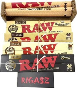 Máquina de laminación Raw King Size con papeles de liar y puntas - Imagen 1 de 6