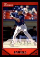 2007 Bowman  #67 Josh Barfield Cleveland Indians