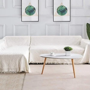 Rose Home Fashion Geometric Jacquard Sectional Couch Covers for Sectional Sof... - Picture 1 of 6
