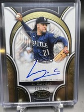 2023 Topps Tier One LUIS CASTILLO  on card AUTO 130/249 MARINERS #PPA-LC