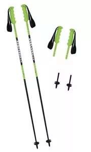 Komperdell Green Champ Carbon Marcel & Hendrik Ski Poles Junior size 90cm scratc - Picture 1 of 5