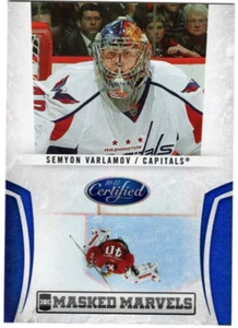 SEMYON VARLAMOV 2010-11 Panini Cerified Masked Marvels Blue #54/100 Parallel - Picture 1 of 2