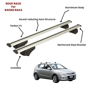 2 Pcs Silver Cross Bars for  HYUNDAI ix35 SUV 2010-2015 - Picture 1 of 8