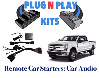 Ford F250-450 2017-19 arranque remoto sin bocina bocina con enchufe de luz 100 % plug&play Foto 1 de 2