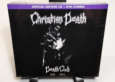 CHRISTIAN DEATH Death Club 1981 - 1993 Special Edition CD + DVD NEW Music *READ* - Image 1 of 4