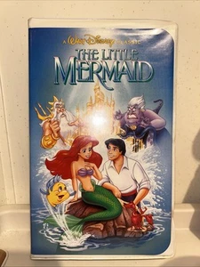 The Little Mermaid VHS Tape Disney Classic Black Diamond Version Banned Cover - Picture 1 of 4