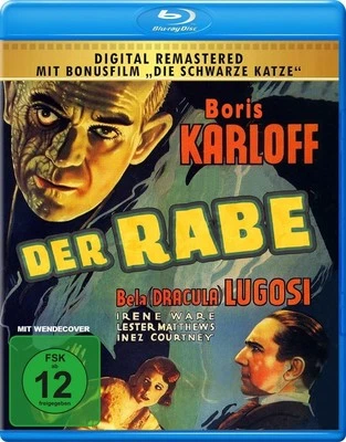THE RAVEN  (1935) / THE BLACK CAT (1934) - BLU RAY DISC, DOUBLE FEATURE, KARLOFF - Image 1 of 2
