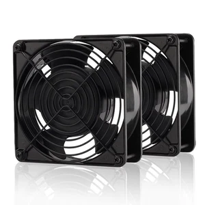 120mm High CFM Cooling Fans 200CFM 4000RPM 12V 4-Pin Molex - 2 Pack | Heavy Duty - Picture 1 of 6