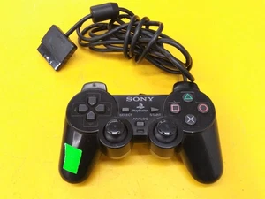 ⭐️⭐️⭐️⭐️⭐️ Mando Sony PlayStation 2 PS2 Negro SCPH-10010 Dual Shock 2 Cableado - Imagen 1 de 8