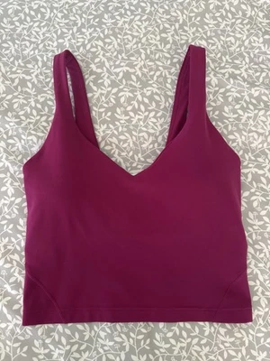 Lululemon Align 女式 2 码粉色短垫 — 第 1/4 张图片