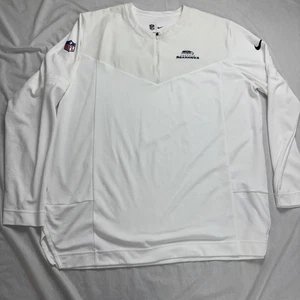 Nike Dri Fit NFL 1/4 Cremallera Blanca Camisa Manga Larga Hombres Talla XL Seattle Seahawks - Imagen 1 de 14