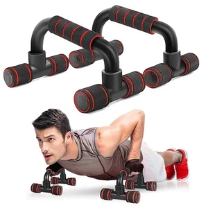 Barre per flessioni muscolari, 1 paio, maniglie fitness in spugna, palestra - Imagen 1 de 8