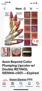 Avon Beyond Color Plumping Lip Color Lipstick Chocolate Frosting SPF 15 SEALED - Picture 1 of 6