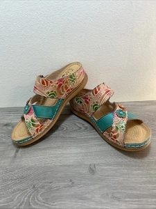 Spring Step Womens Size 39 EU 8 US Multicolor Sandal Goody TNM L’ARTISTE  - Picture 1 of 11
