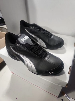 Puma Super Elevate negro y plateado talla 12 para hombre Foto 1 de 4