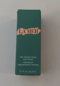 La Mer The Moisturizing Soft Lotion 0.1 Ounce/ 3 ml Sample Size NIB - Picture 1 of 9