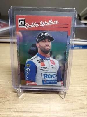 2023 Donruss Racing Optic Retro 1990 Silver Prizm #83 Bubba Wallace - Image 1 of 2