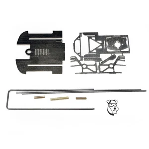 1/24 Drag Racing Slot Car Kit -  No Bar Chassis - Mid America #271 Not Assembled - Picture 1 of 2