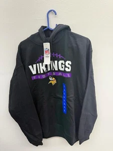 Sweat à capuche officiel NFL Minnesota Vikings homme taille-L - Photo 1/9