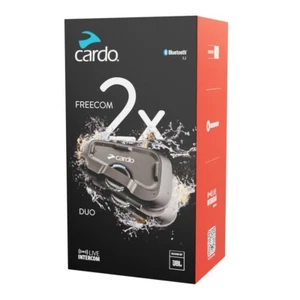 Cardo Systems Freecom 2X Bluetooth Motorcycle Headset Duo - Authorized Seller - Picture 1 of 3