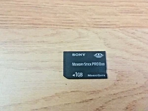 Official Sony Memory Stick Pro Duo 1GB MagicGate for PlayStation Portable - Imagen 1 de 2