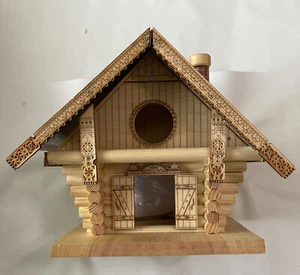 Dekoratives Vogelhaus, handgefertigt, 14" x 12" x 12", 6,5 Pfund - Bild 1 von 8