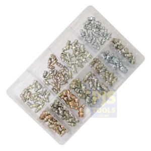 130 x  Metric & imperial hydraulic grease nipples assorted box AT15 - Picture 1 of 1