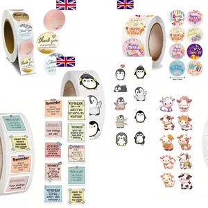 100 Stickers, Vinyl Sticker, Journal Scrapbook Packaging, Animals Small Business - Picture 1 of 50