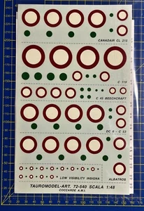 TAURO MODEL 72-540 - COCCARDE A.M.I. - 1/72 DECAL - Picture 1 of 2