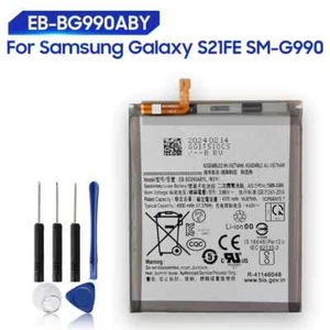 Batería de repuesto para teléfono EB-BG990ABY para Samsung Galaxy S21FE SM-G990 4500mAh - Imagen 1 de 6